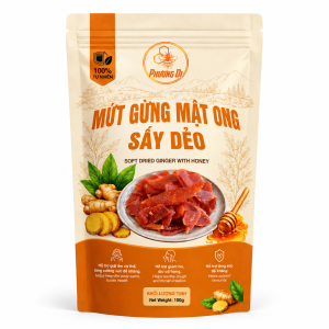 Mứt gừng mật ong sấy dẻo