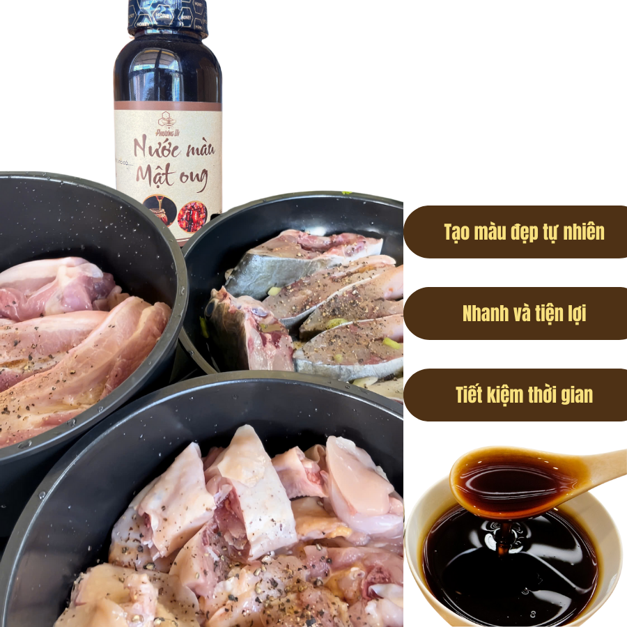 Nước màu mật ong Phương Di 430g - Image 4